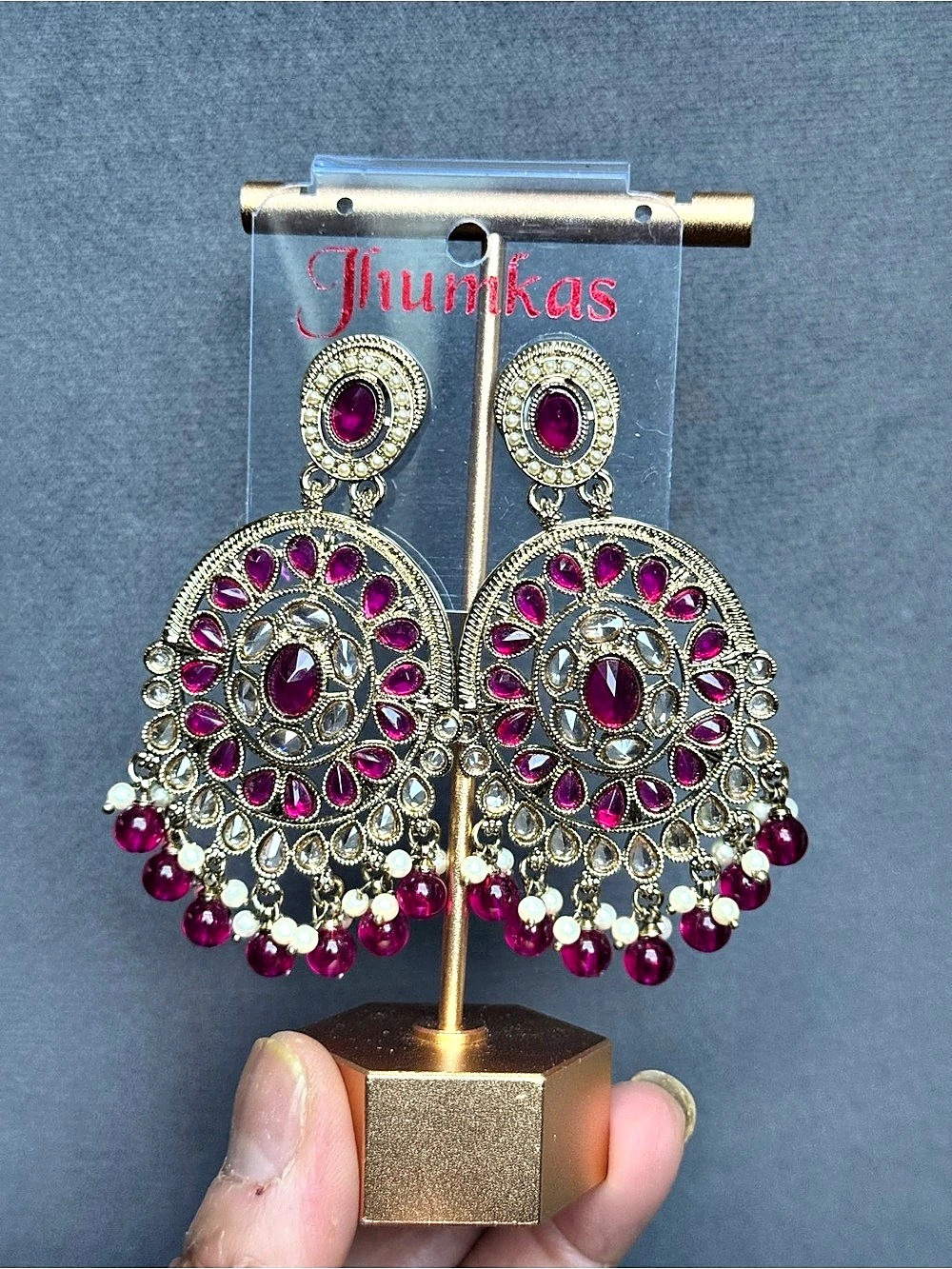 Purple Earrings